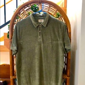 Selling a “Marge” size Marine Layer Terrycloth olive green